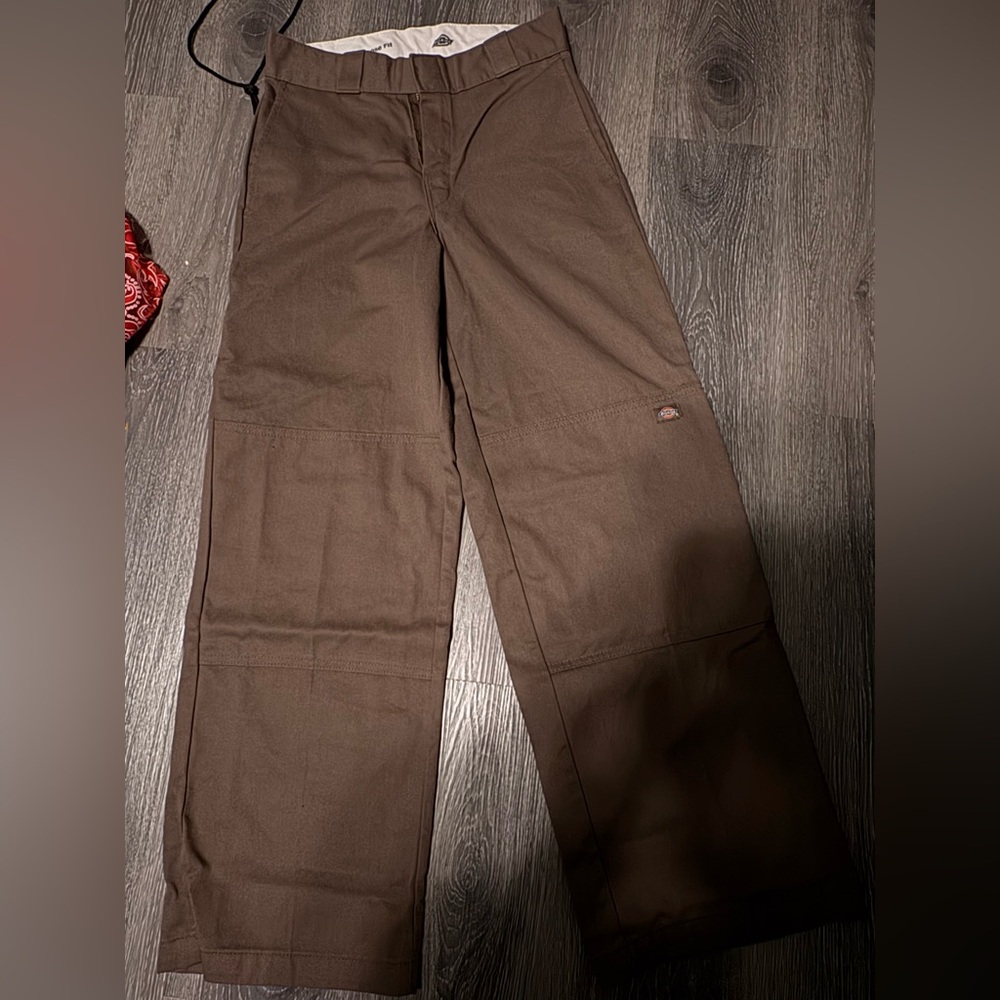 Dickies Women's Brown Straight Leg Jeans